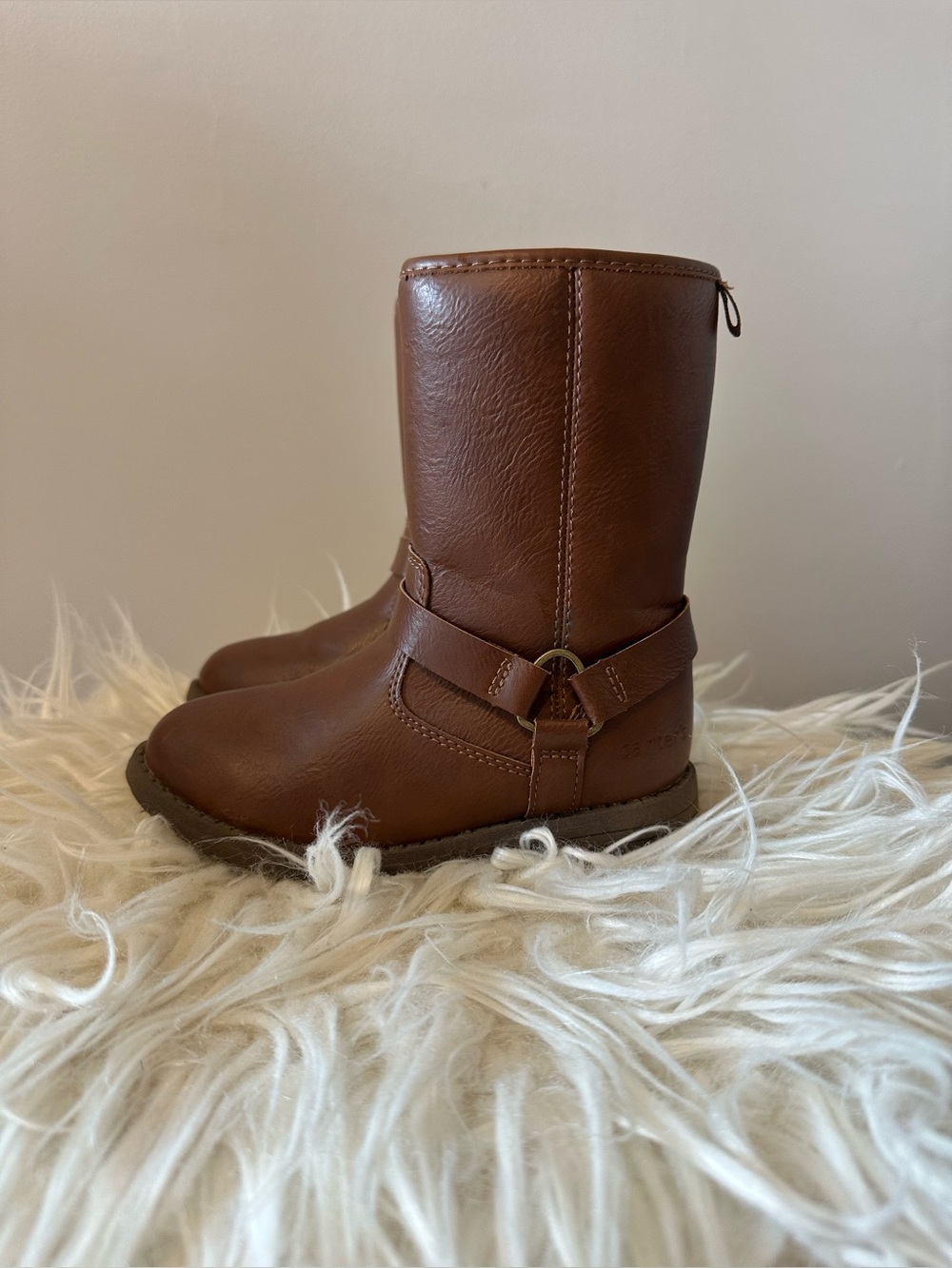 Carter’s Brown Leather boots (girls 11)